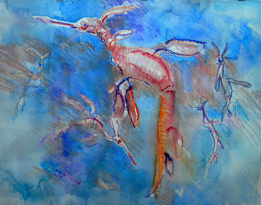 Leafy Sea Dragon Painting by Martha Tisdale