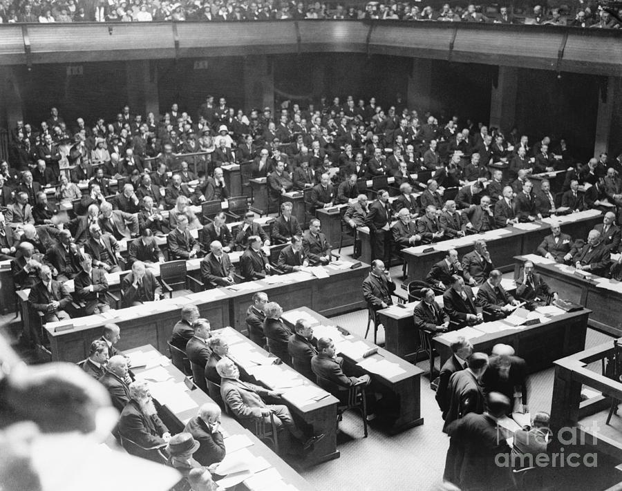 League Of Nations Conference Photograph by Bettmann
