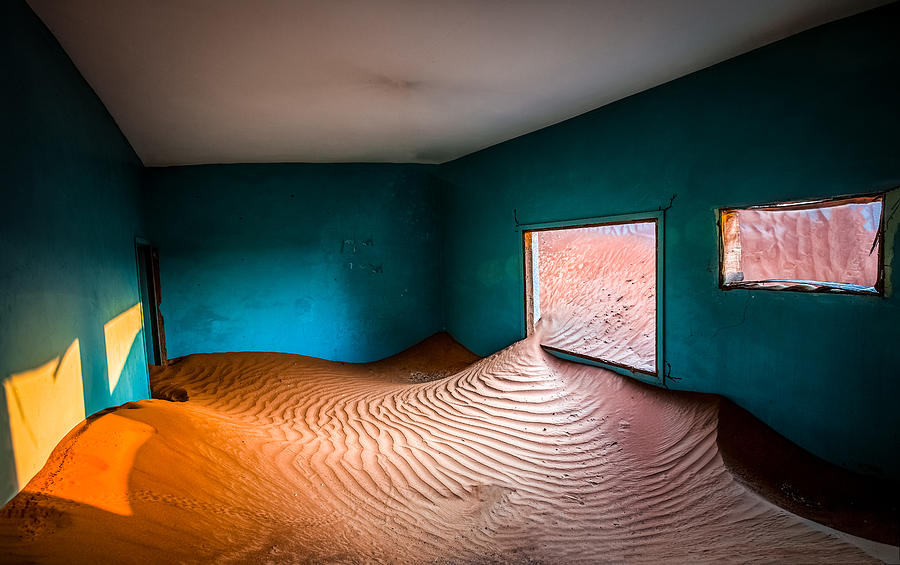 Kolmanskop Photograph - Leak Of Sand by Khalid Jamal
