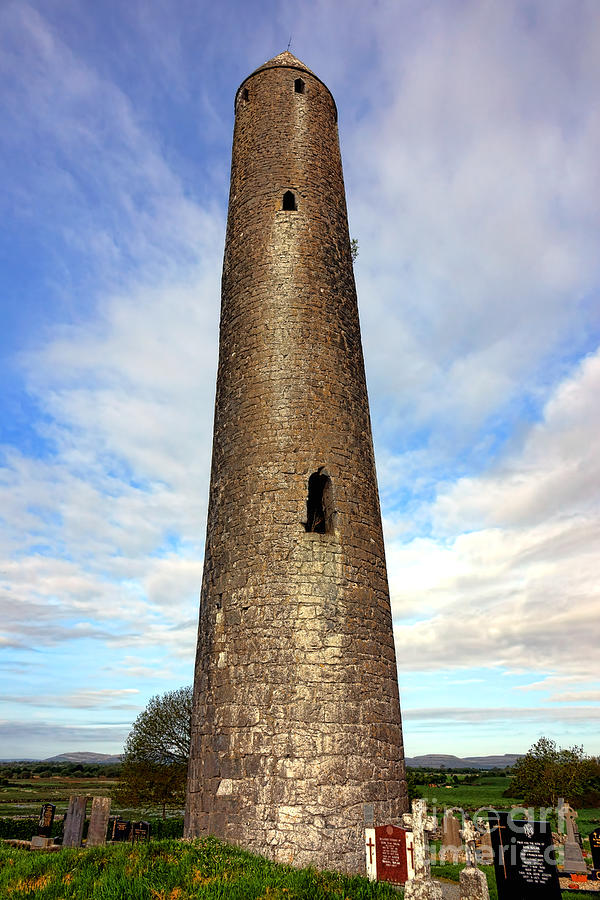 Leaning Tower of Kilmacduagh  Photograph by Olivier Le Queinec