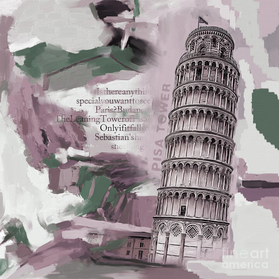 Leaning tower of PISA Painting by Gull G