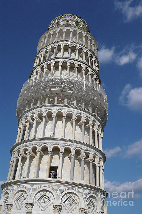 Romanesque Photograph - Leaning Tower Of Pisa Photograph by Unknown