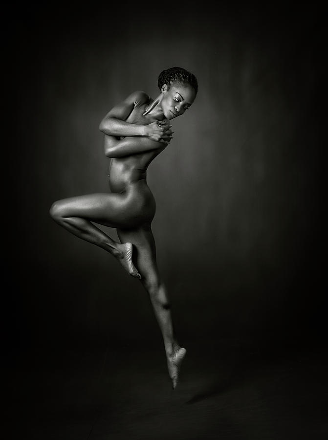 Nude Photograph - Leap Into The Dark by Ross Oscar