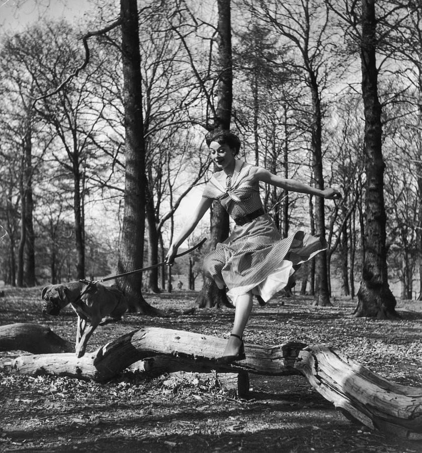 Leaping Audrey Photograph by Hulton Archive