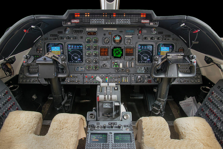 Lear 60 Cockpit Photograph by Alan Staats - Fine Art America