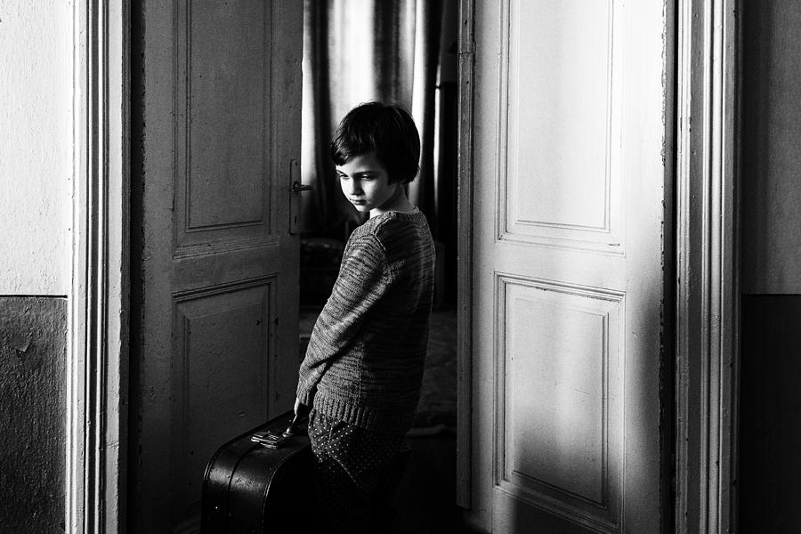 Girl Photograph - Leave by Marius Cintez?