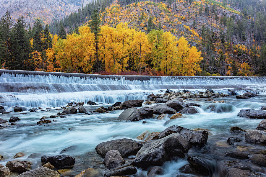 Leavenworth Falls Photograph by Mike Centioli