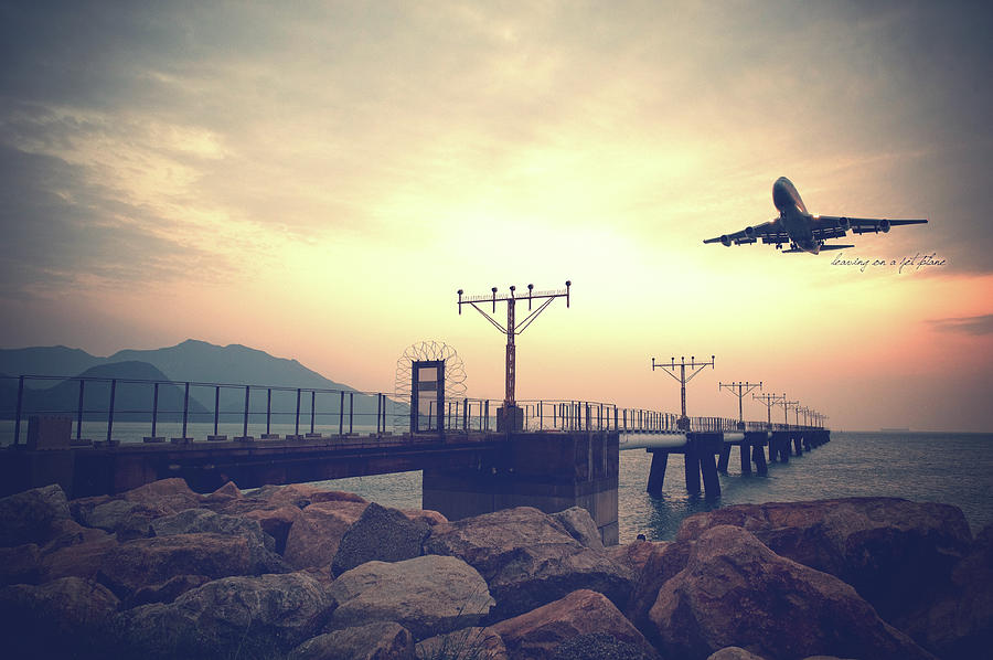 Leaving On Jet Plane Photograph by Happykiddo Photography