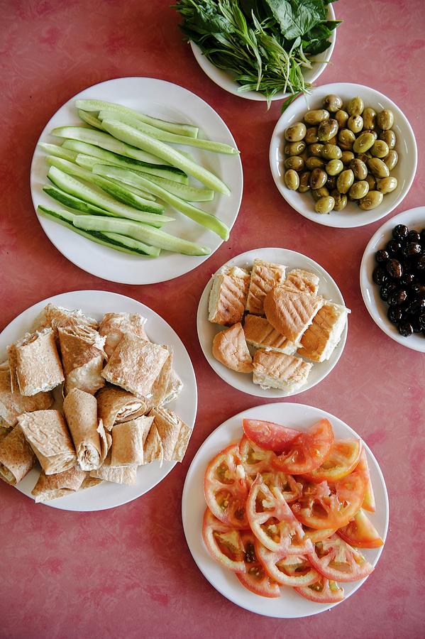 Lebanese Breakfast Photograph by Sarka Babicka