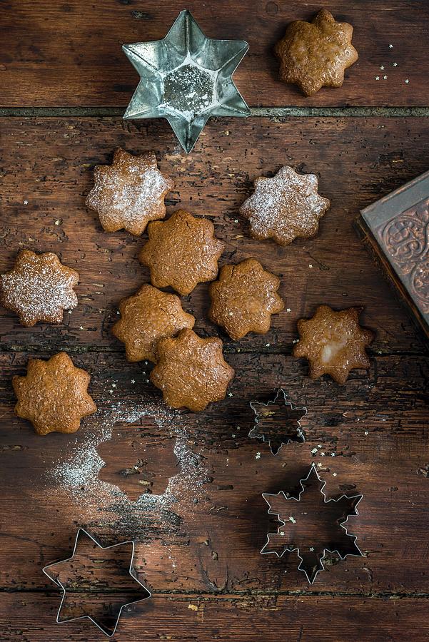 Lebkuchen Gluten Free Vegan Christmas Cookies Photograph by Lucy Parissi