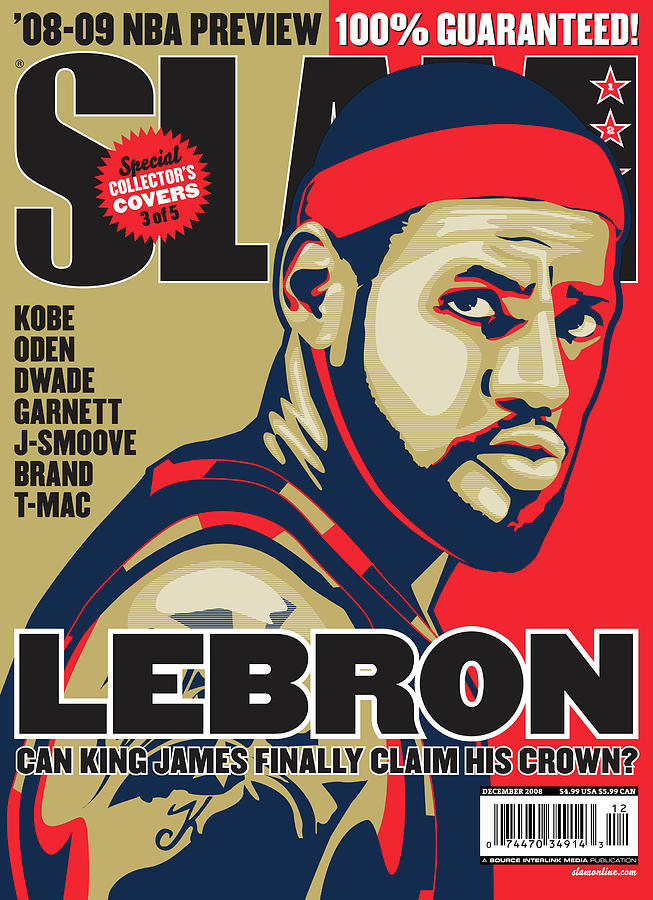 Lebron: Can King James Finally Claim His Crown? SLAM Cover Photograph by Slam