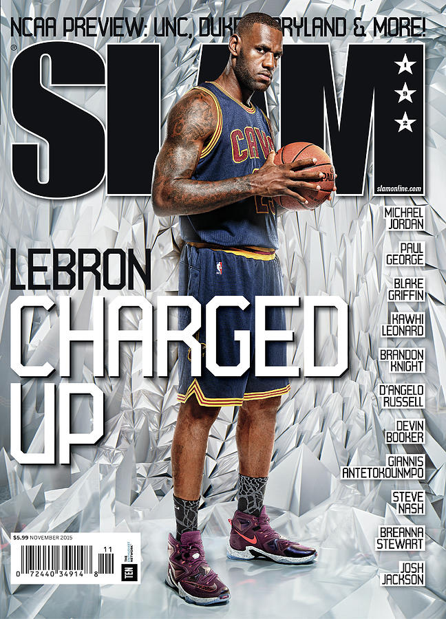Lebron: Charged Up SLAM Cover Photograph by Atiba Jefferson