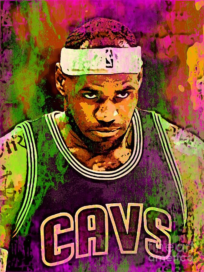 LeBron James Digital Art by Jonathan Palgon | Fine Art America