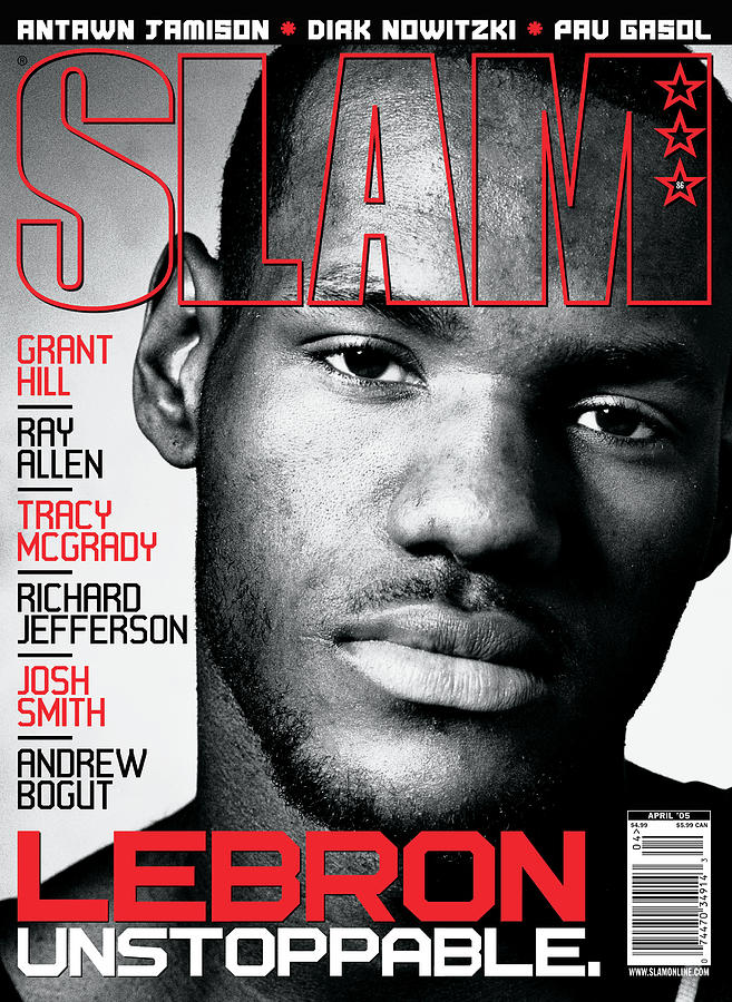 LeBron: Unstoppable SLAM Cover Photograph by Clay Patrick McBride