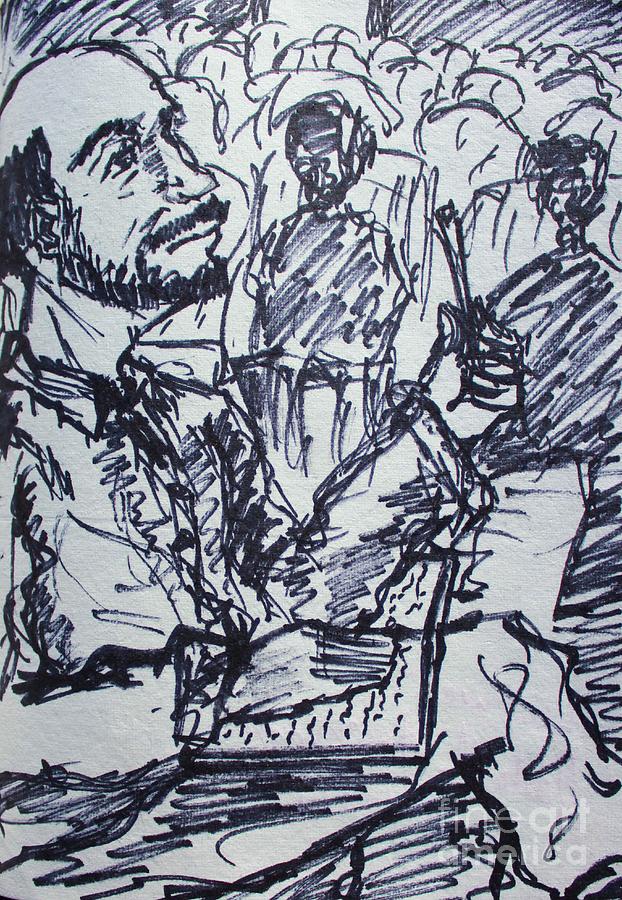 Lectures Painting by Odalo Wasikhongo