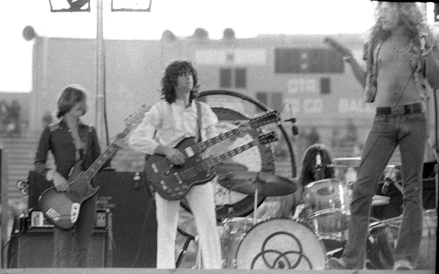 Led Zeppelin Photograph - Led Zeppelin 1973 by Dan Cuny