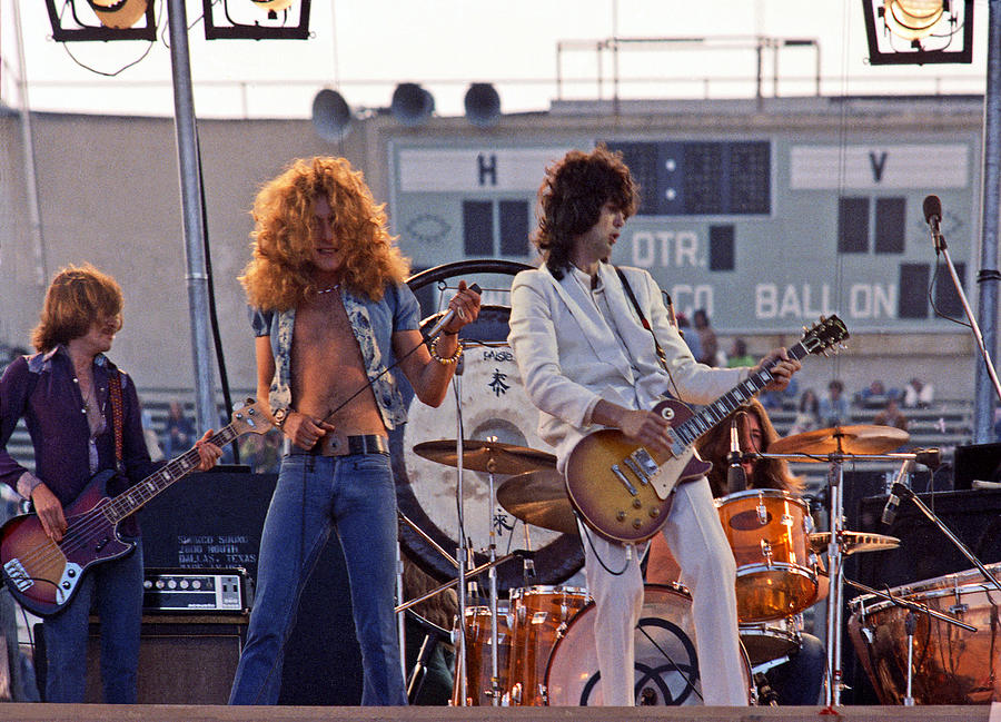 Led Zeppelin Photograph - Led Zeppelin 1973 tour by Dan Cuny