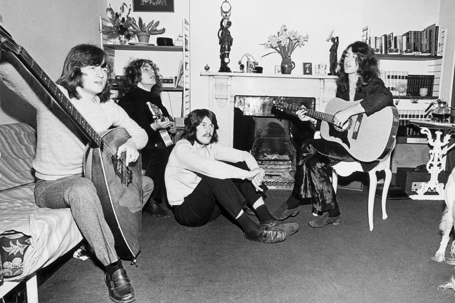 Jimmy Page Photograph - Led Zeppelin: Couch Practice by Jay Thompson