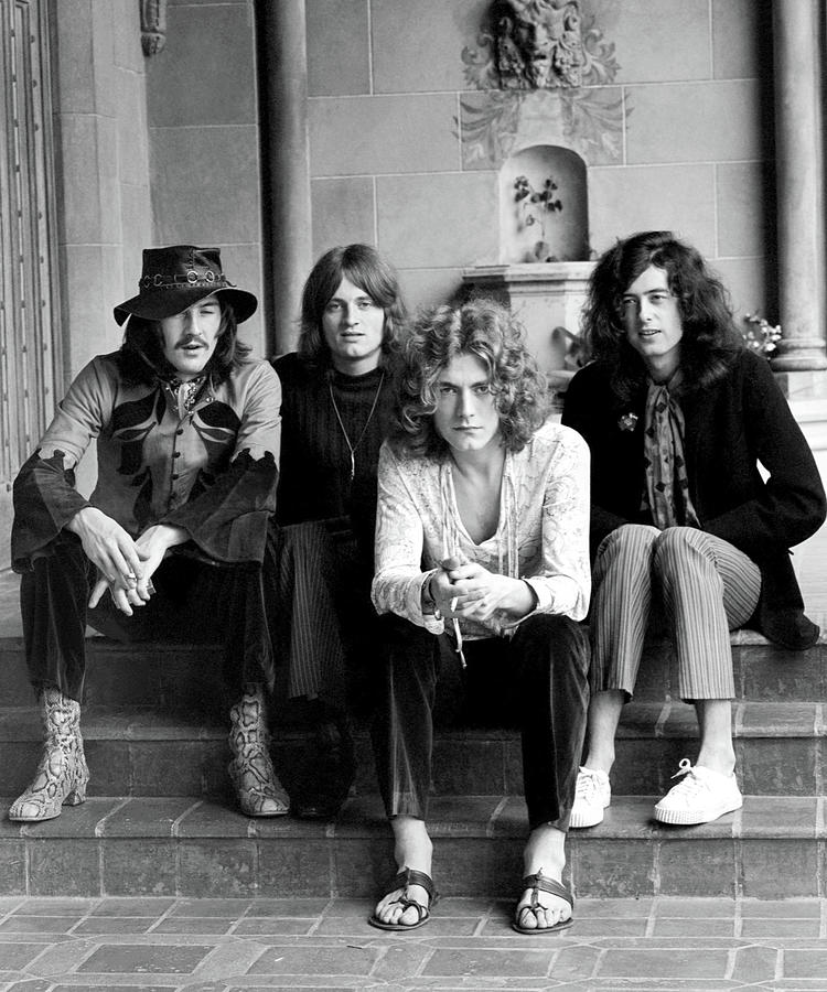 Led Zeppelin Photograph - Led Zeppelin Group Portrait At The Chateau Marmont by Jay Thompson
