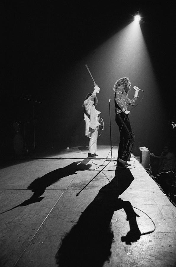 Jimmy Page Photograph - Led Zeppelin Performs In 1972 by Michael Ochs Archives