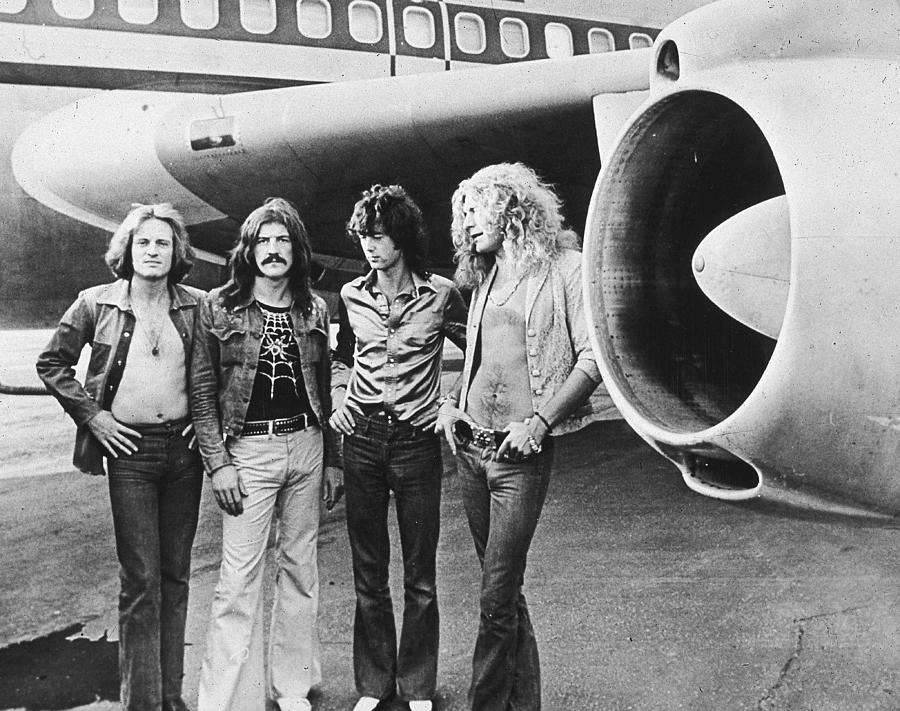 Led Zeppelin With Jet Photograph by Hulton Archive Led Zeppelin With Jet Photograph by Hulton Archive