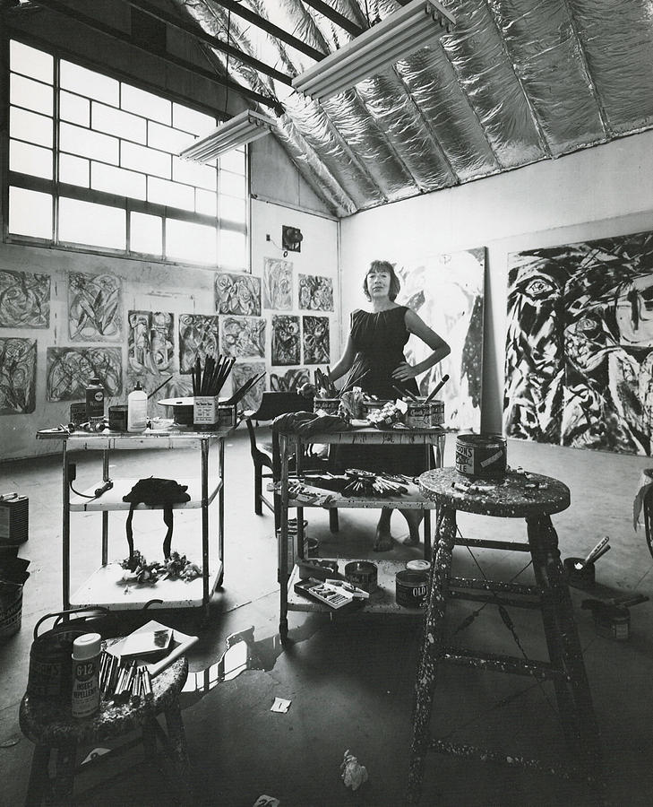 Lee Krasner, American Abstract Painter Photograph by Hans Namuth