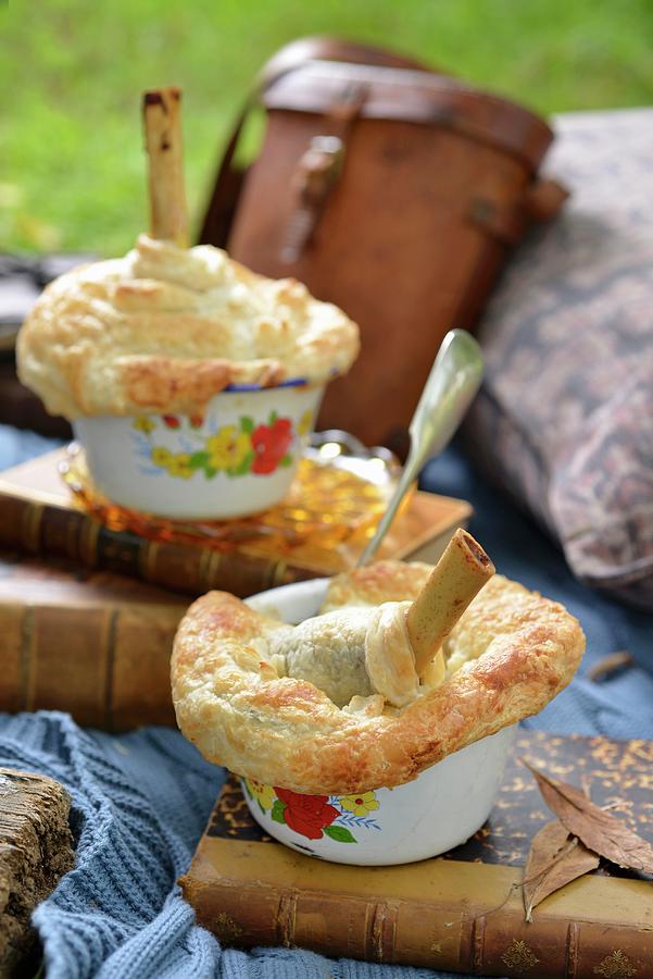 Leg Of Lamb Pies With Apricot Relish For A Winter Picnic south Africa Photograph by Great Stock!