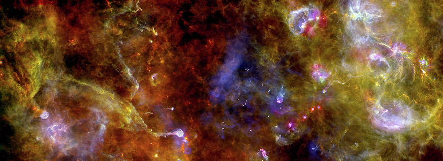 Legacy of Herschel Space Observatory Painting by Cosmic Photo - Fine ...