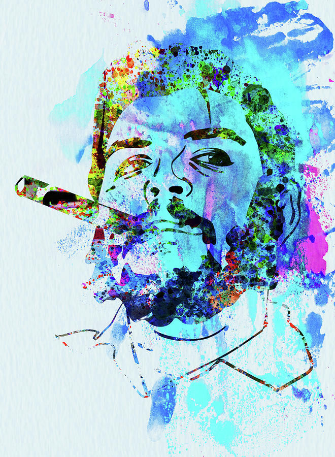 Legendary Che Watercolor Mixed Media by Naxart Studio - Fine Art America