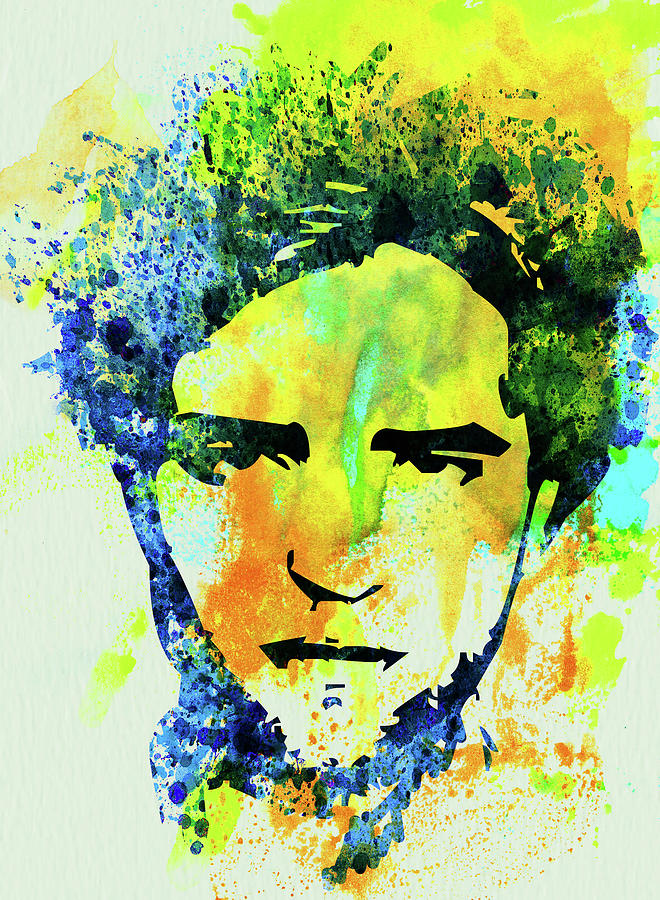 Robert Pattinson Mixed Media - Legendary Robert Pattinson Watercolor by Naxart Studio
