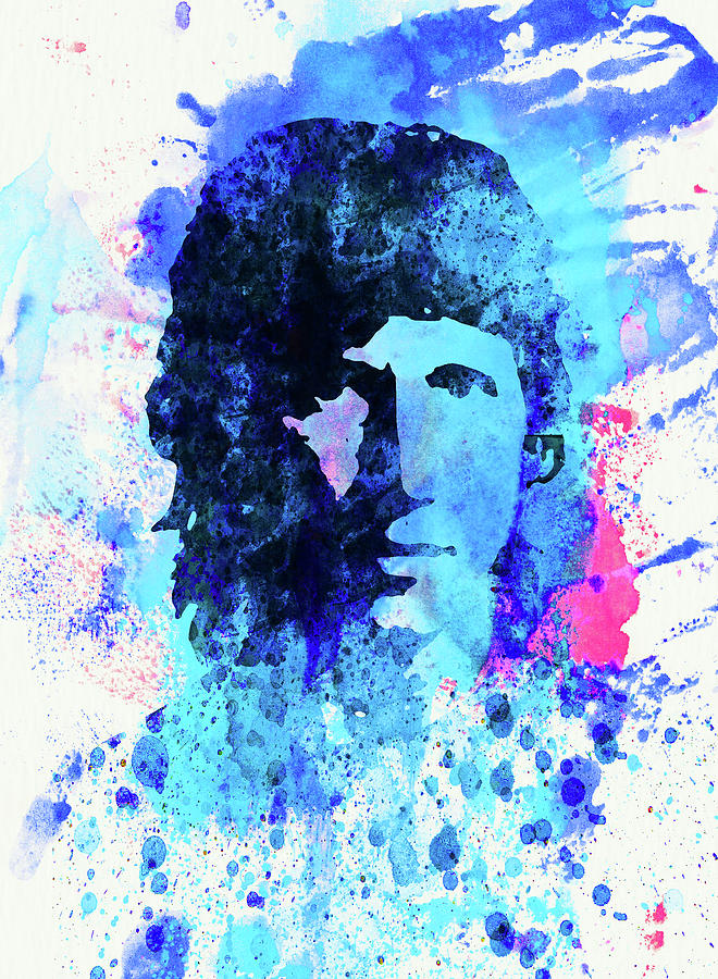 Roger Waters Mixed Media - Legendary Roger Waters Watercolor by Naxart Studio