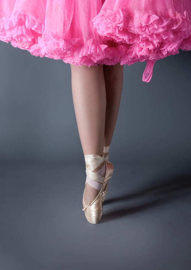 Legs Of Ballet Dancer On Point With Photograph by Matthew Dickstein