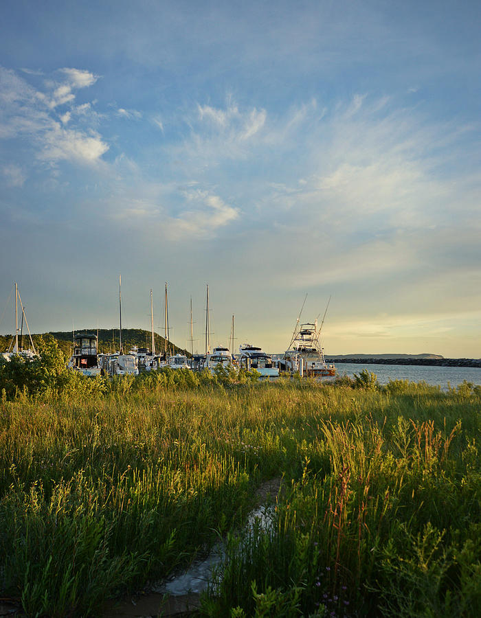 Leland Harbor At Sunset by SimplyCMB Leland Harbor At Sunset by SimplyCMB