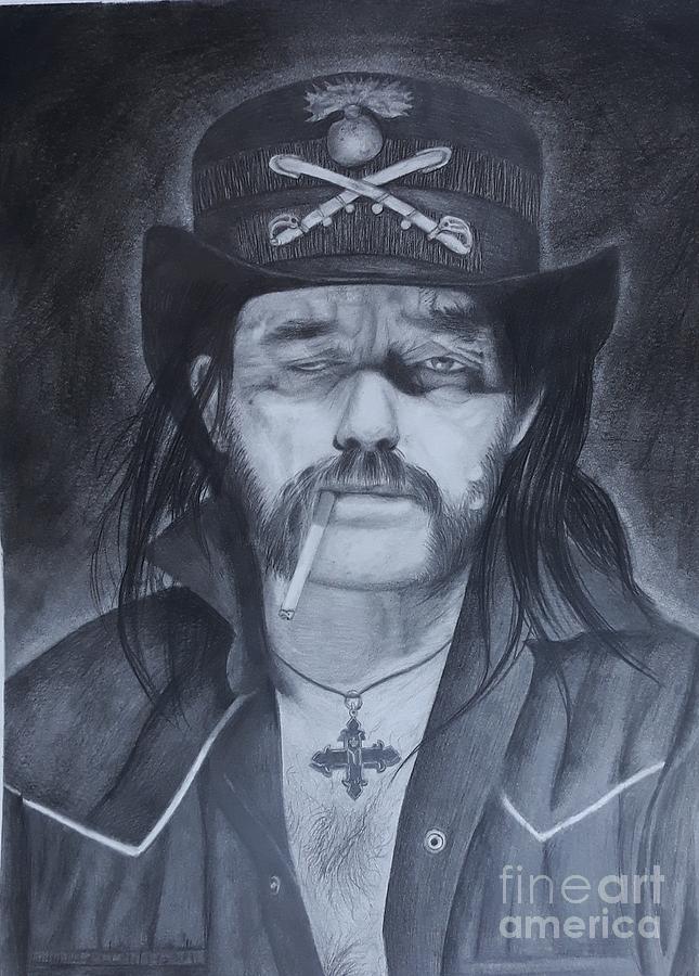 Lemmy Kilmister Drawing by Ruby Ames - Fine Art America