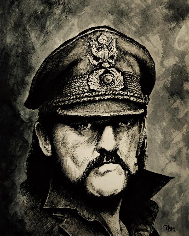 Lemmy Drawing by Thomas H Martinez - Fine Art America