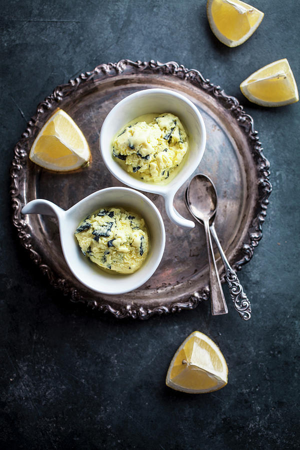 Lemon And Licorice Ice Cream Photograph by Kati Finell