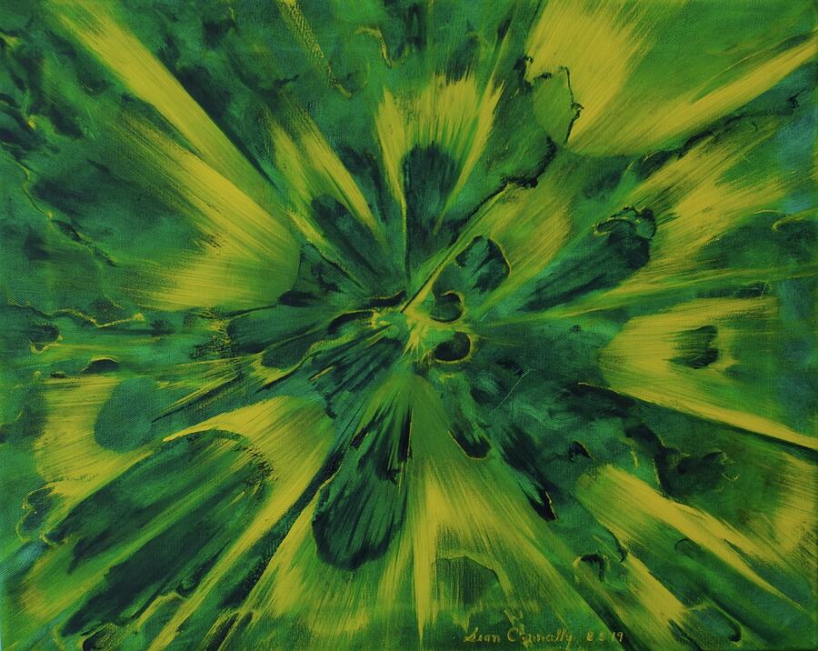 Lemon And Lime Ejecta Painting by Sean Connolly