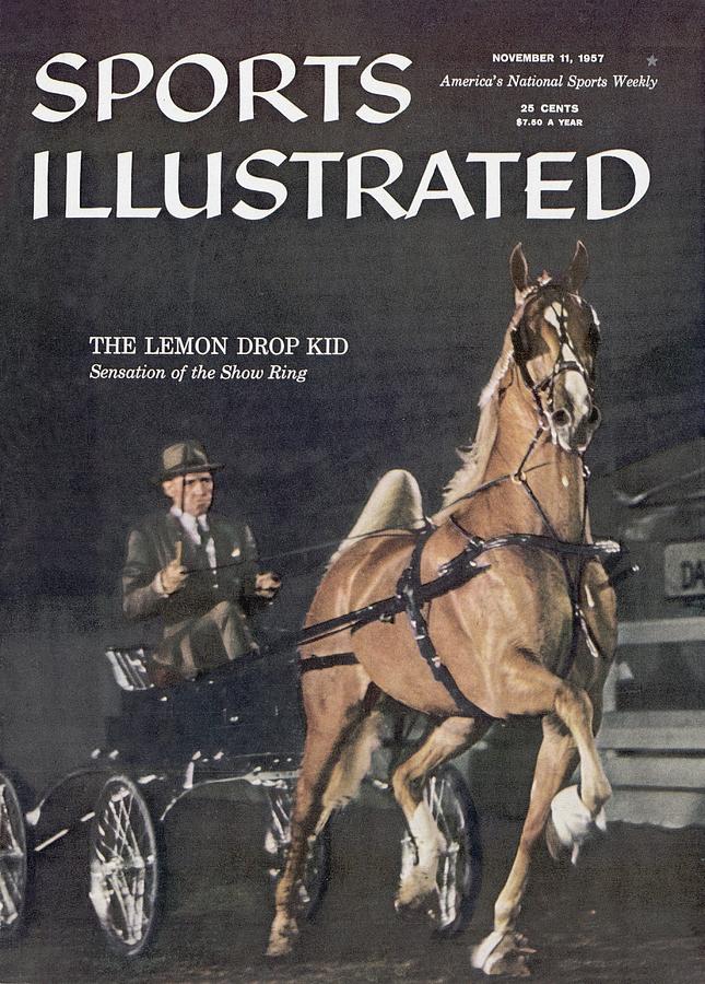Lemon Drop Kid, 1957 Kentucky State Fair Horse Show Sports Illustrated Cover Photograph by Sports Illustrated
