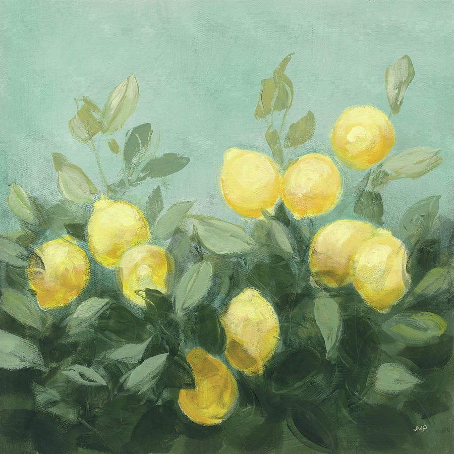 Lemon Painting - Lemon Grove I by Julia Purinton