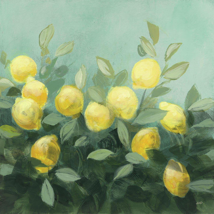 Lemon Painting - Lemon Grove II by Julia Purinton