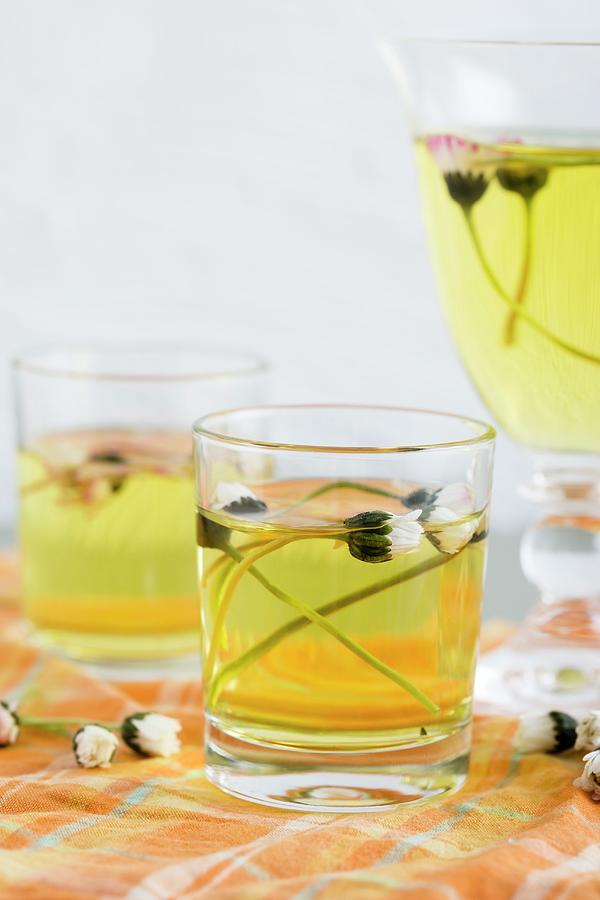 Lemon Jelly With Daisies Photograph by Mandy Reschke