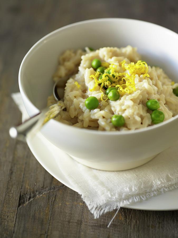 Lemon Risotto With Peas Photograph by Küng, Ruth - Fine Art America