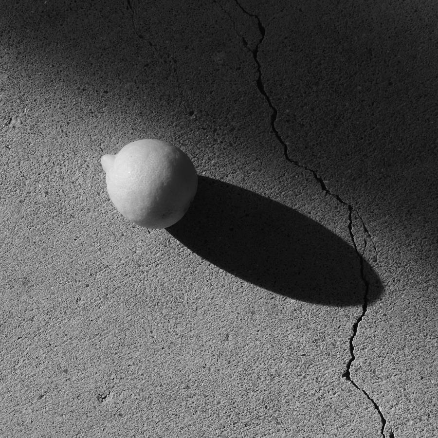 Black And White Photograph - Lemon Shadow by Bill Tomsa