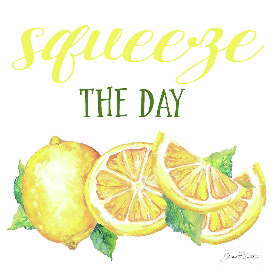 Lemon Squeeze D Mixed Media by Jean Plout