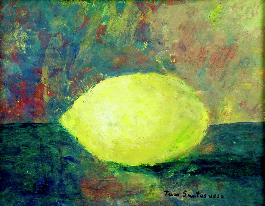 Lemon Painting by Thomas Santosusso