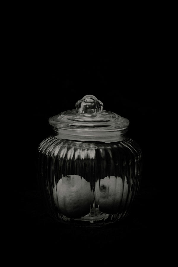 Lemons In Glass Bowl Photograph by Doc Braham