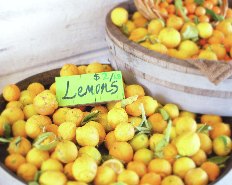 Lemons Photograph by Lupen Grainne