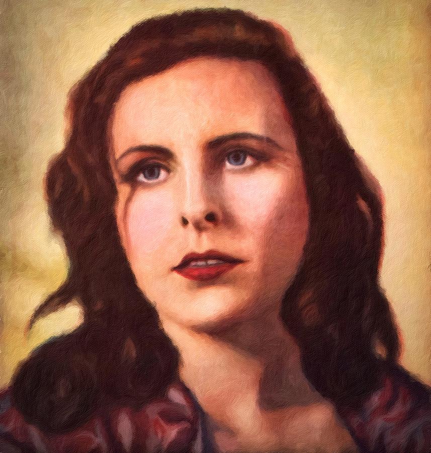 Leni Riefenstahl portrait by Vincent Monozlay Leni Riefenstahl portrait by Vincent Monozlay
