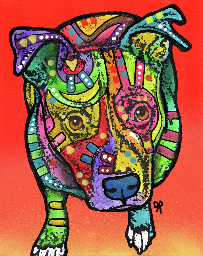 Dog Mixed Media - Leo by Dean Russo