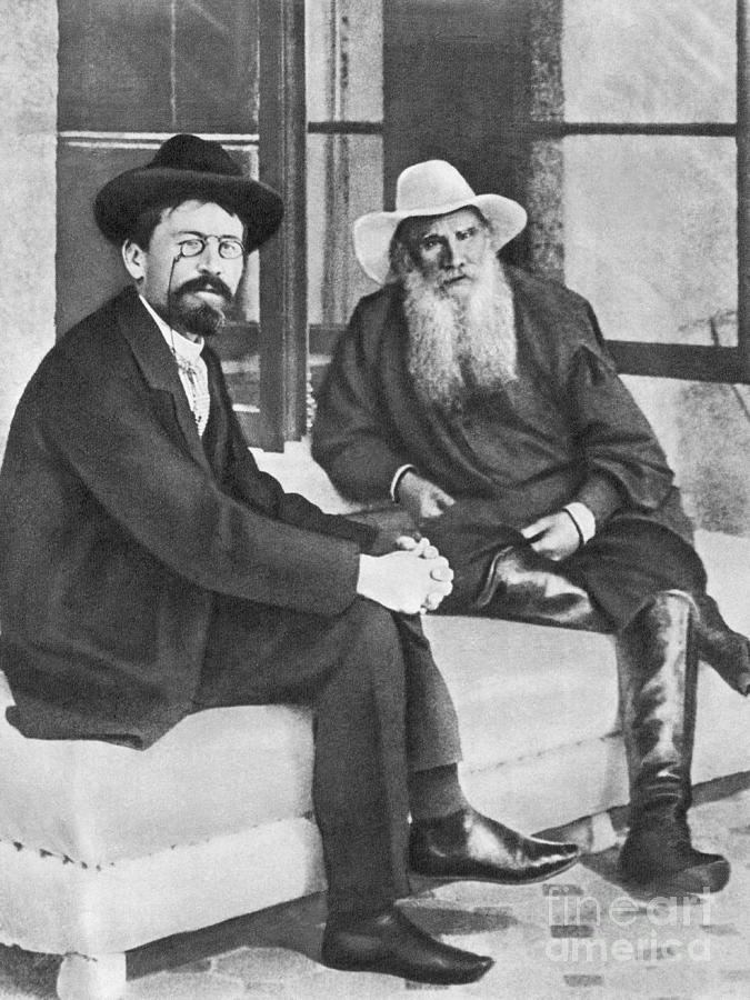 Leo Tolstoy And Anton Chekov Photograph by Bettmann